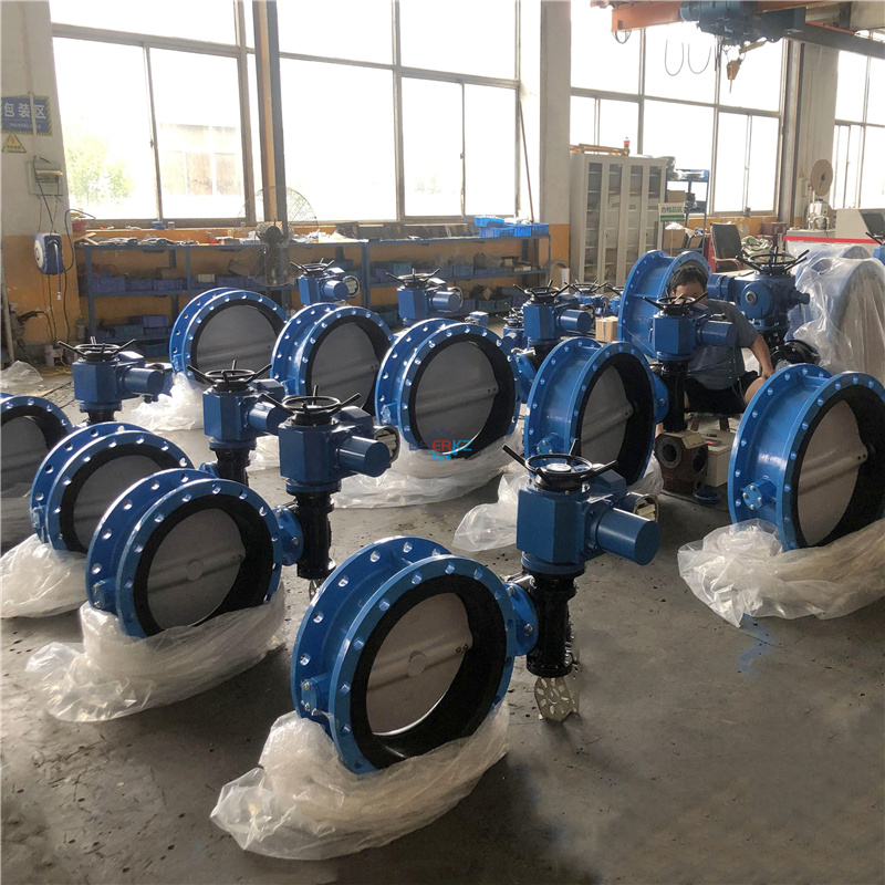 D941X 10Q DN800 普通開關(guān)型軟密封法蘭球墨鑄鐵材質(zhì)電動(dòng)蝶閥